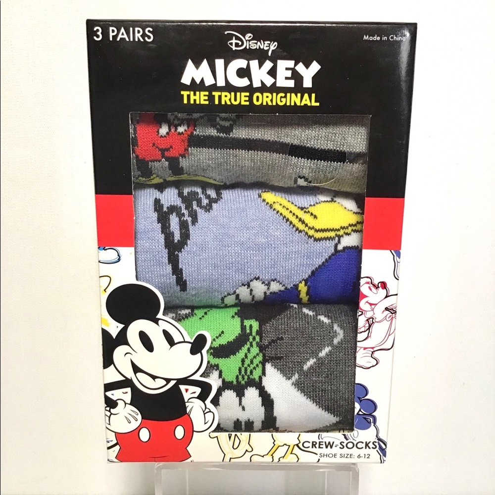 💣 Men’s Disney 3 pk crew socks